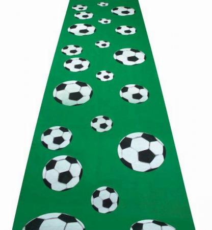 Deko-Teppich Fußball - Fußballer Party Kindergeburtstag