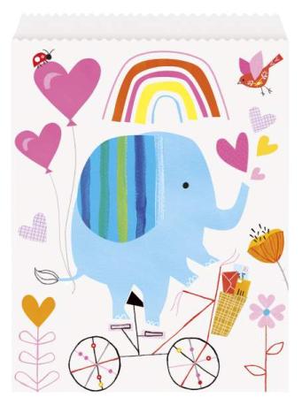 Papiertüten Zoo Babyparty Deko Geburt Baby