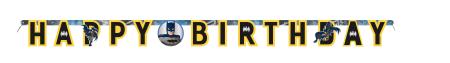 Buchstabengirlande Batman Party Happy Birthday, 1 St.