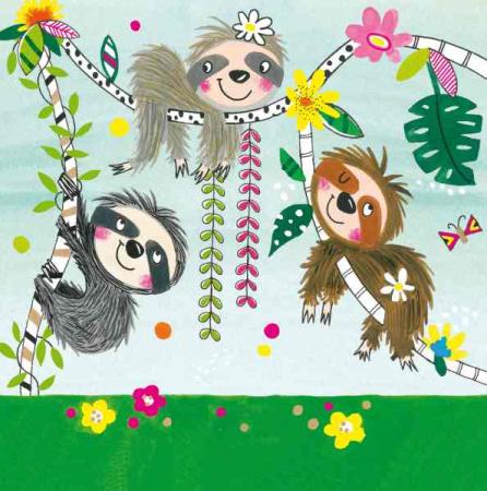 Servietten Faultier Party Deko Kindergeburtstag