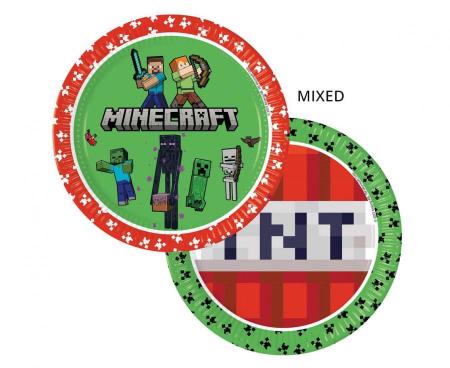 Teller Minecraft - Deko Kindergeburtstag