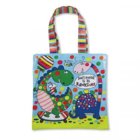 Shopper Tasche Frecher Dino  - Rachel Ellen Design