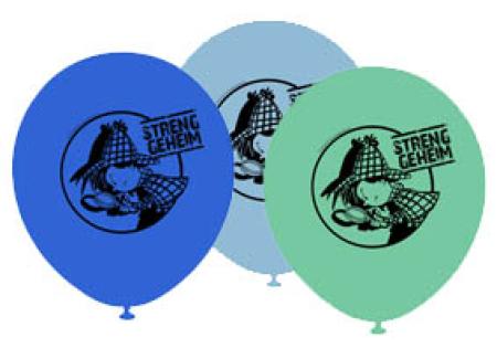 Luftballon Detektiv Flo - Deko Kindergeburtstag