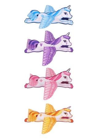 Styroporflieger Einhorn - Mitgebsel Einhorn Party