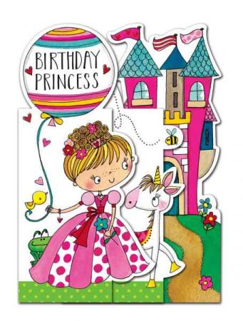 Glückwunschkarte Kleine Prinzessin - Glückwunschkarte Kindergeburtstag