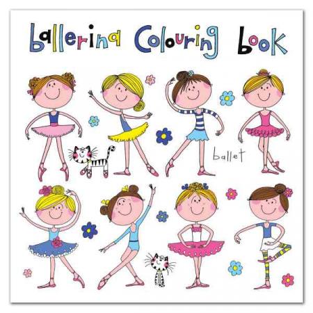 Malbuch Kleine Ballerina - Kinder Malbuch Rachel Ellen