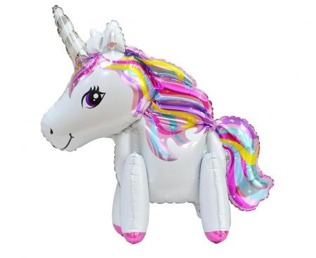 XXL Folienballon Standballon Einhorn Kopf - Deko Kindergeburtstag