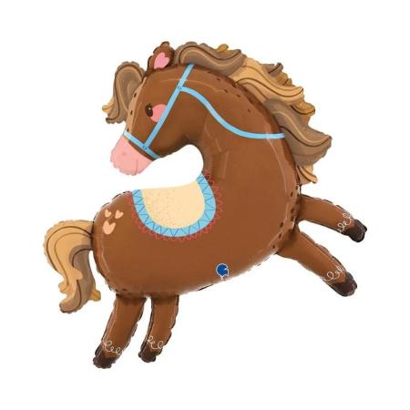 XXL Folienballon Pferd, 1 St – Ballons Kindergeburtstag