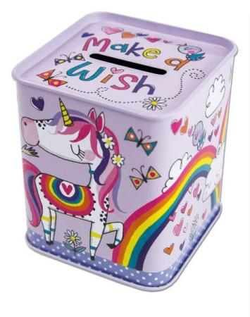 Spardose Prinzessin und Einhorn - Geschenk Kindergeburtstag