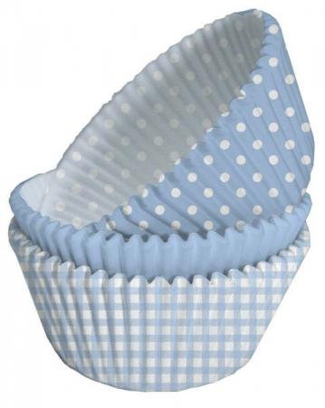 Muffinförmchen Baby Boy, 75 St.- Deko Babyparty