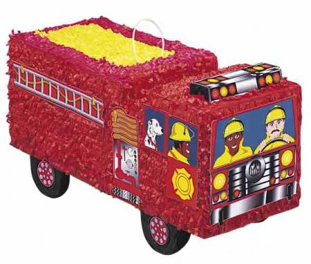 Pinata Feuerwehr - Deko Kindergeburtstag
