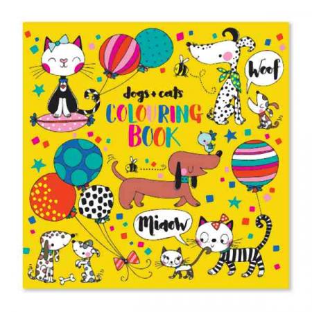 Malbuch Hunde und Katzen- Kinder Malbuch Rachel Ellen