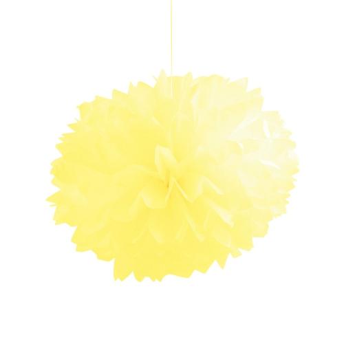 Pompoms gelb - Deko Kindergebutstag