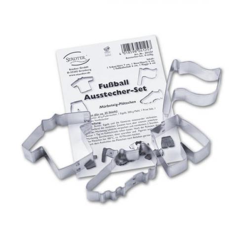 Plätzchen Ausstecher Set Fußball