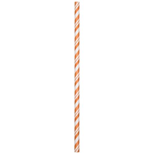Papiertrinkhalme Chereifevron Stn orange - Deko Kindergeburtstag