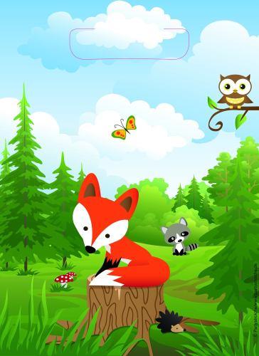 Partytüten Kleiner Fuchs - Deko Kindergeburtstag