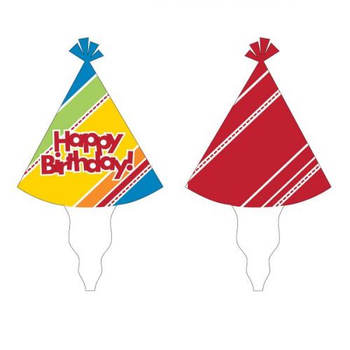 Kuchenpicker Happy Birthday  -  Party Kindergeburtstag