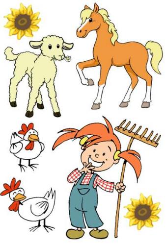 Tattos Luzies Bauernhof - Mitgebsel für den Kindergeburtstag