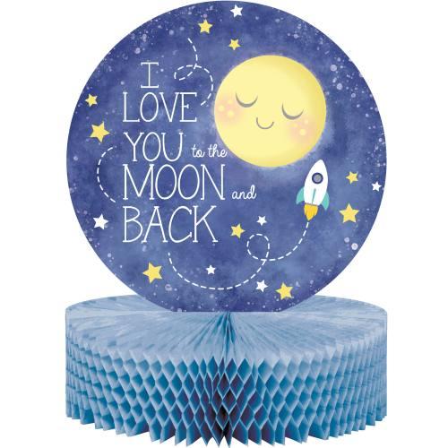 Tischdekoration Mond-Party - Deko Babyparty