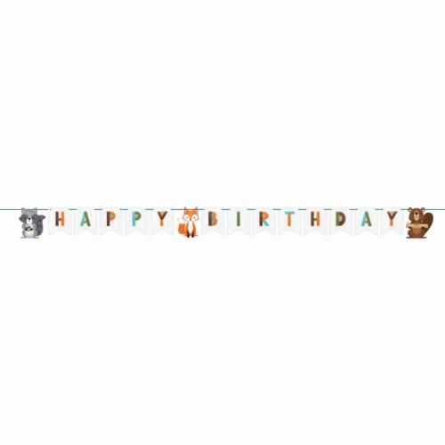 Girlande Kleiner Fuchs, 1 St. - Deko Kindergeburtstag