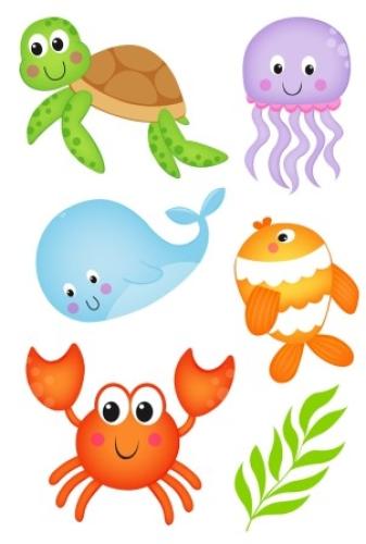 Tattoos Meerestiere - Unterwasser Ocean Party