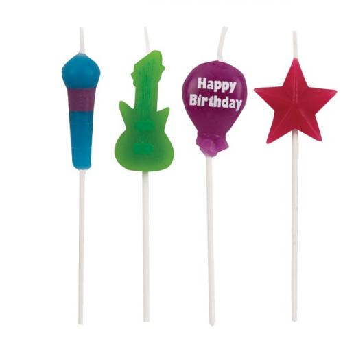 Minikerzen Starke Mädchen - Deko Kindergeburtstag
