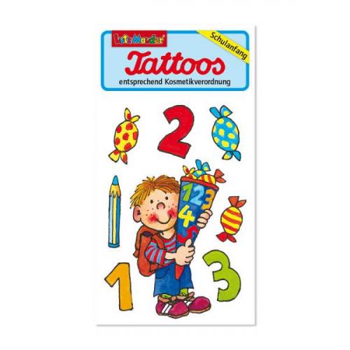 Tattoos Schuljunge - Mitgebsel für den Kindergeburtstag