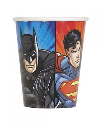 Becher Justice League - Deko Kindergeburtstag