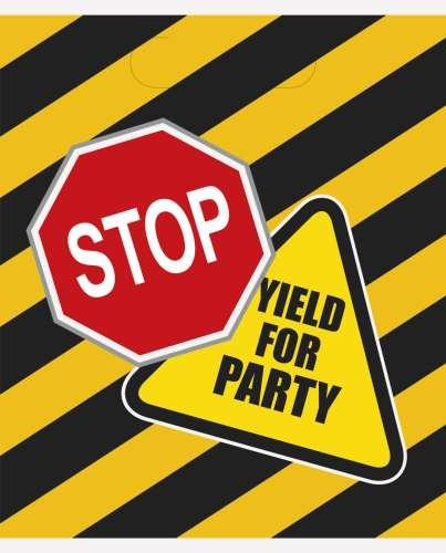 Partytüten Baufahrzeuge - Deko Kindergeburtstag
