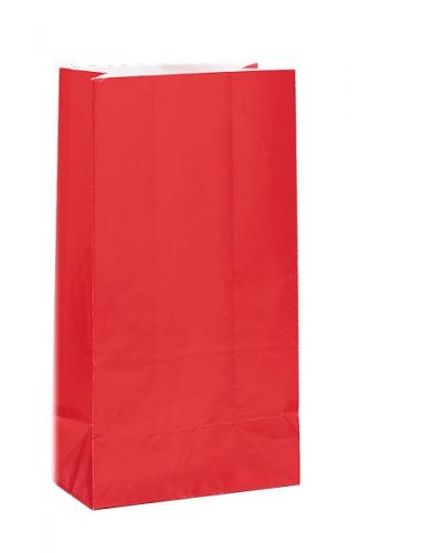Papiertüte Rot für Kindergeburtstag Mitgebsel