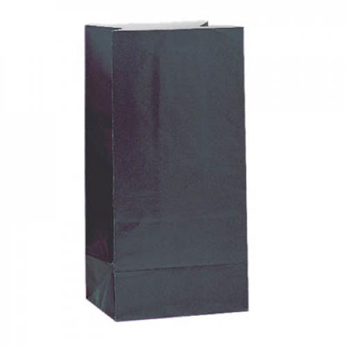 Papiertüten Schwarz, 12 St.