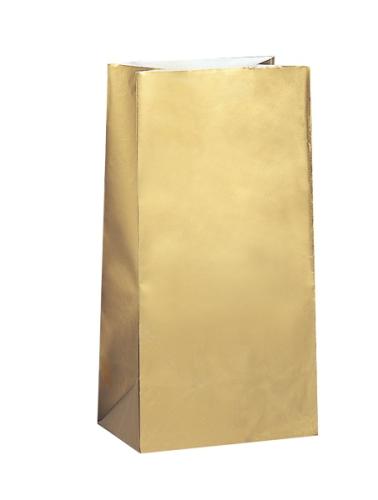 Papiertueten Gold – Deko Kindergeburtstag