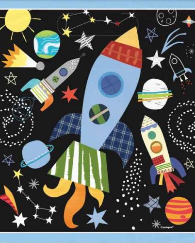 Partytüten Weltraum Rakete Deko Kindergeburtstag