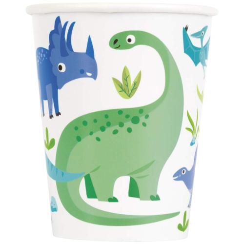 Becher kleine Dinosaurier- Deko Kindergeburtstag