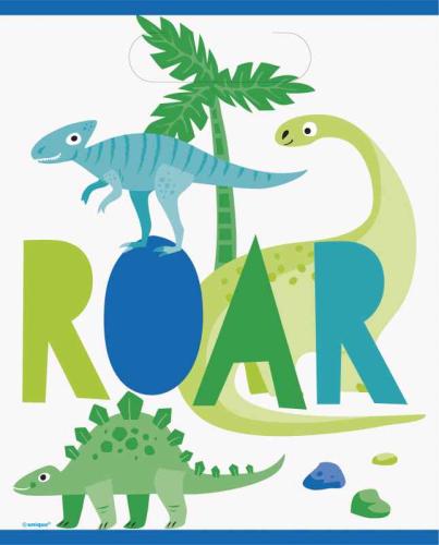 Partytüten Kleine Dinosaurier - Mitgebsel Kindergeburtstag