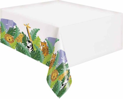 Tischdecke Wilde Tiere - Deko Kindergeburtstag
