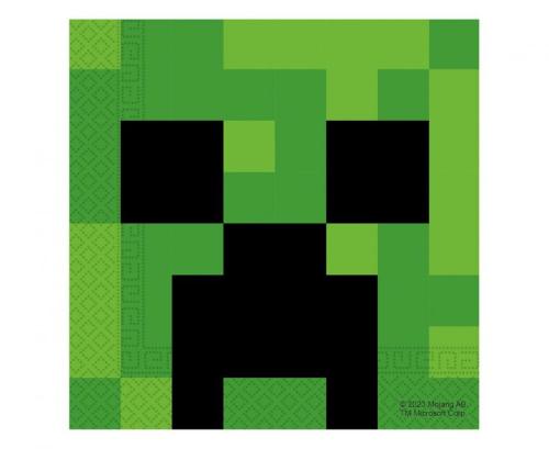 Servietten Minecraft - Deko Kindergeburtstag