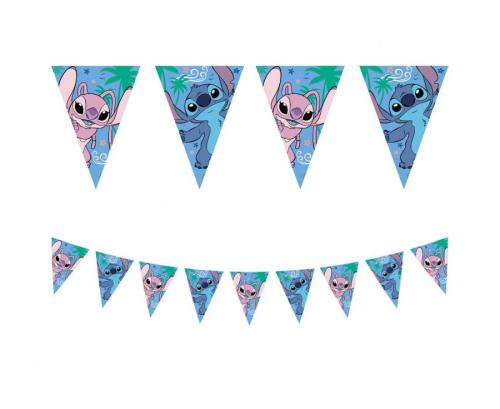 Wimpelkette Stitch - Deko Kindergeburtstag