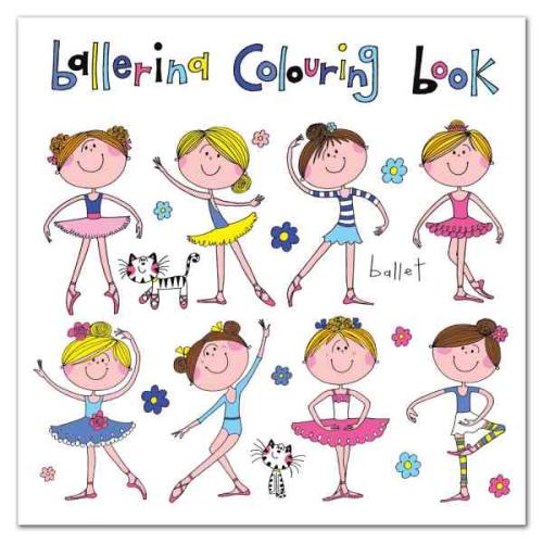 Malbuch Kleine Ballerina - Kinder Malbuch Rachel Ellen