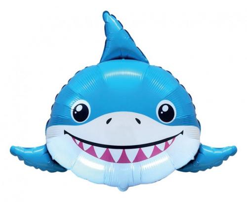 XXL Folienballon Haifisch - Deko Kindergeburtstag