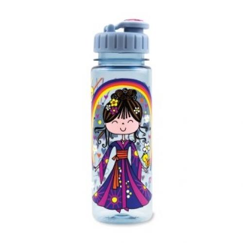 Trinkflasche Kirschblüten-Prinzessin- Geschenk Kindergeburtstag