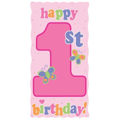 Türplakat Erster Geburtstag Mädchen